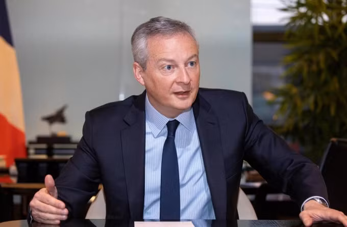 Bộ trưởng Tài chính Pháp Bruno Le Maire. Ảnh: GI
