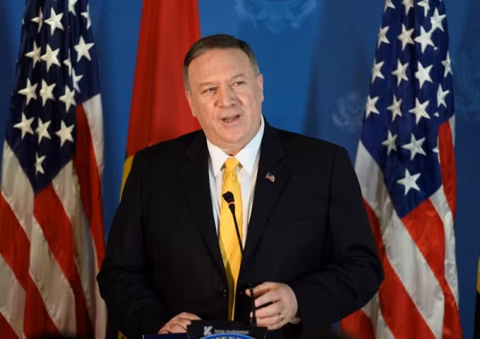 Ngoại trưởng Mỹ Mike Pompeo. Ảnh: Reuters