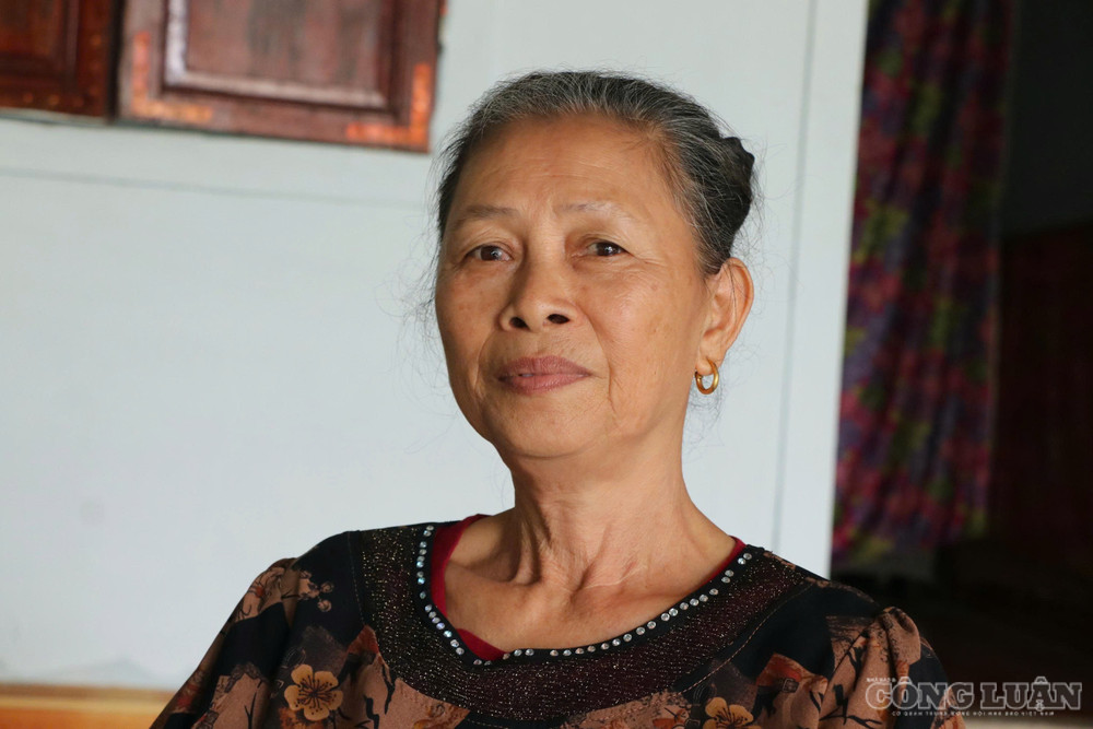 Bà Nguyễn Thị Nguyệt - vợ liệt sĩ Trần Văn Nam. Ảnh: Kim Long clo_br_1.jpg