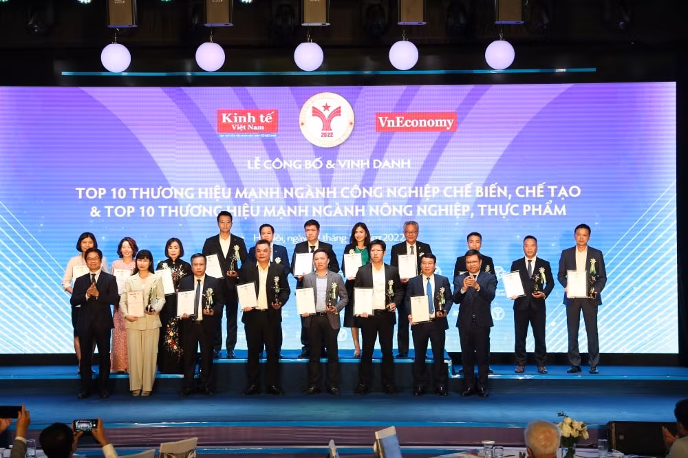 habeco duoc vinh danh top 10 thuong hieu manh nganh nong nghiep thuc pham 2022 hinh 2
