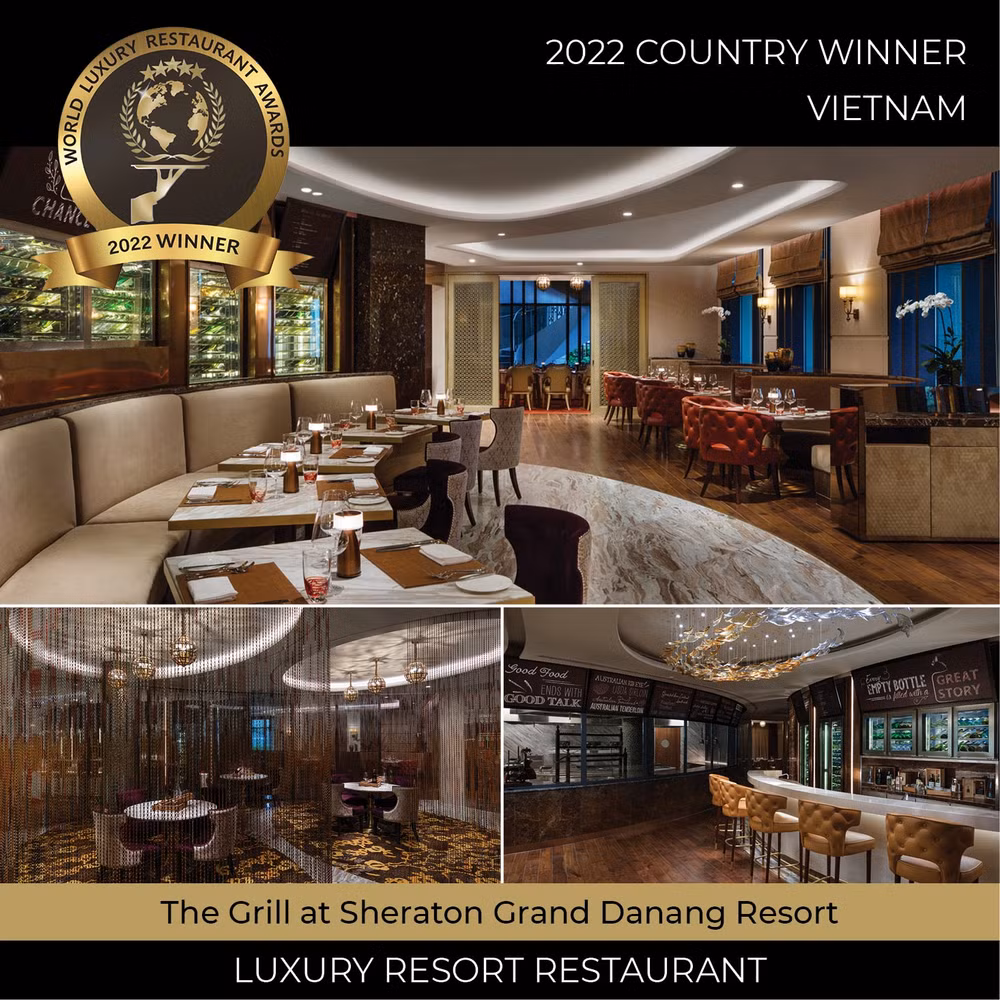khu nghi duong sheraton grand da nang cua tap doan brg vinh du nhan hai giai thuong tu 2022 world luxury awards hinh 2