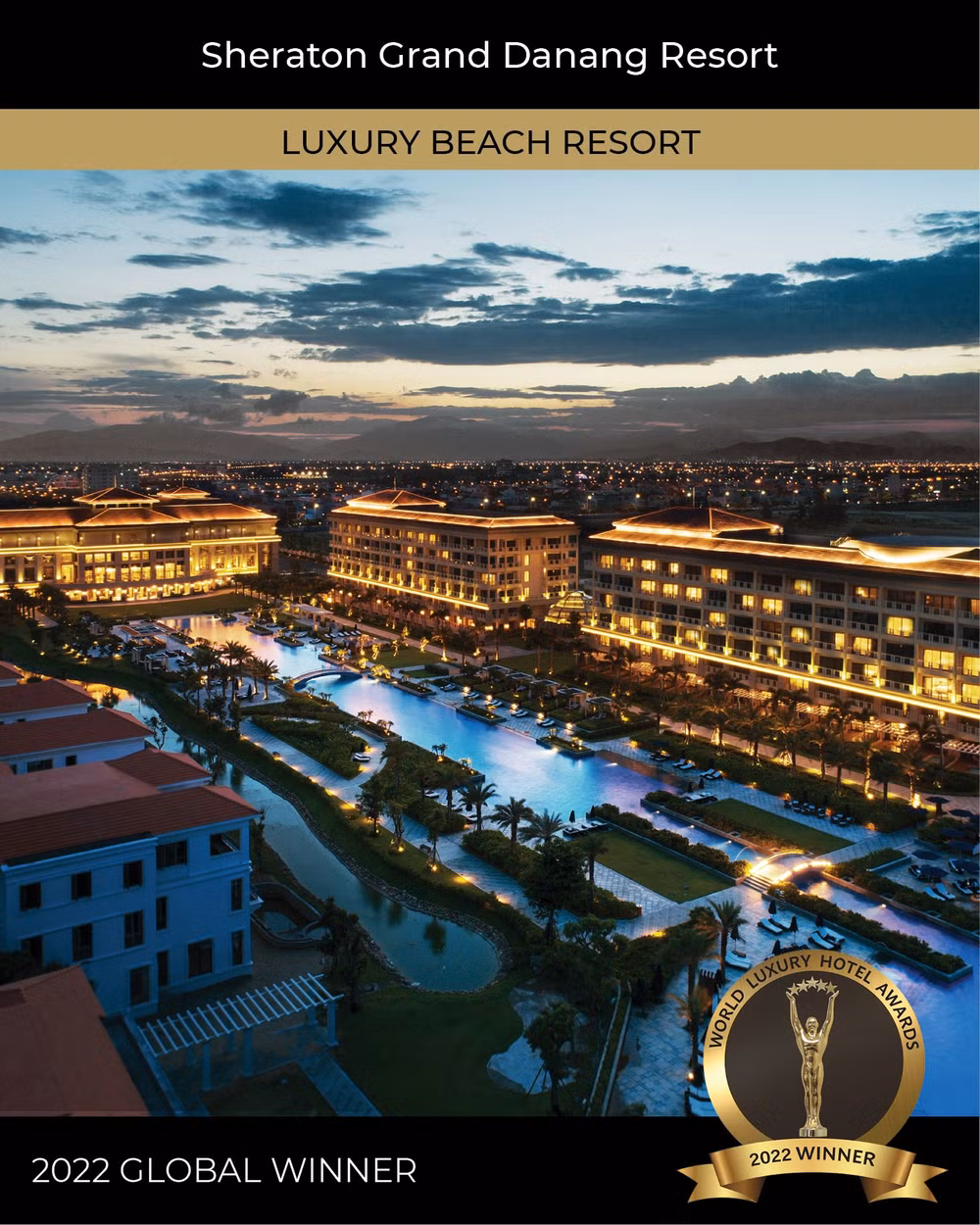 khu nghi duong sheraton grand da nang cua tap doan brg vinh du nhan hai giai thuong tu 2022 world luxury awards hinh 3
