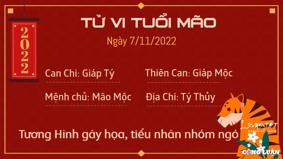 tu vi hom nay 7 11 2022 thu 2 ngay 14 10 am lich cua 12 con giap hinh 4