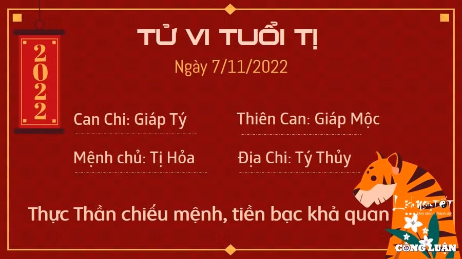 tu vi hom nay 7 11 2022 thu 2 ngay 14 10 am lich cua 12 con giap hinh 6
