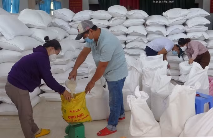 xuat cap hon 7800 tan gao cho cac dia phuong dip tet nguyen dan va giap hat dau nam 2022 hinh 1
