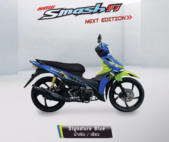 huyen thoai xe so suzuki smash fi next edition 5 ra mat tai thai lan gia 3147 trieu dong hinh 3