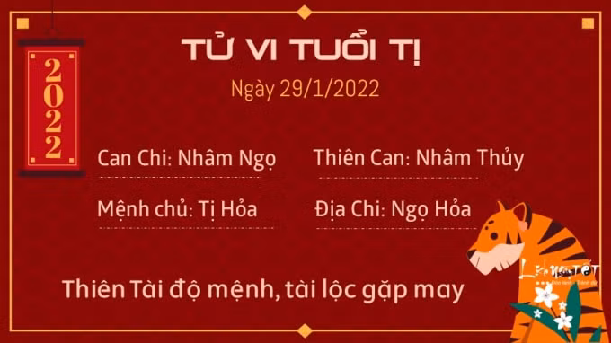 tu vi hom nay 29 1 2022 thu 7 ngay 27 12 am lich cua 12 con giap hinh 6