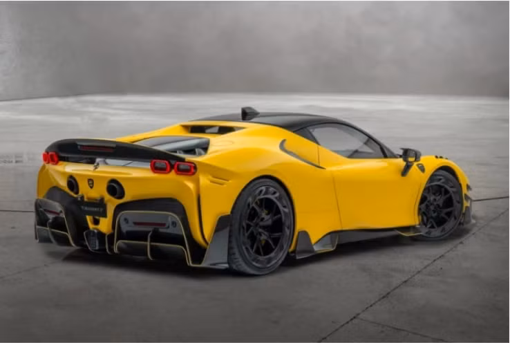 mansory gioi thieu ban do softkit danh cho sieu xe ferrari sf90 hinh 2
