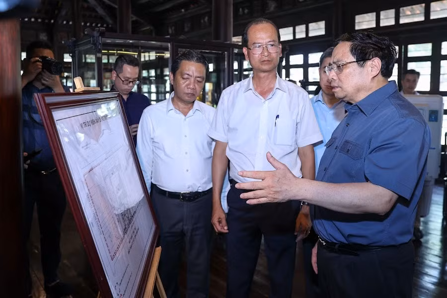 thu tuong pham minh chinh tham kiem tra cac cong trinh du an tai tinh thua thien hue hinh 3