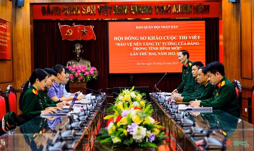 se trao giai cuoc thi viet bao ve nen tang tu tuong cua dang trong tinh hinh moi lan thu hai vao thang 4 2023 hinh 1