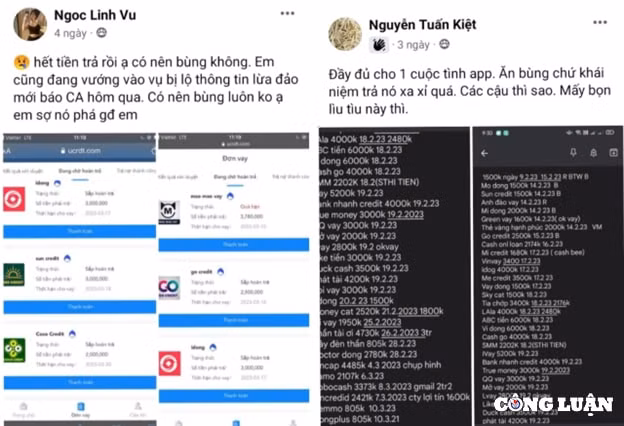 tran ngap cac hoi nhom tren mang xa hoi chia se cach bung tien vay no hinh 2