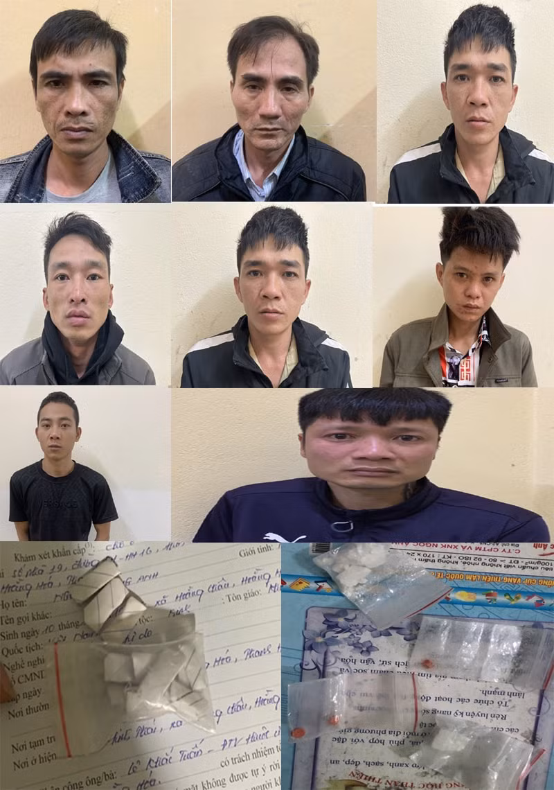 bat 9 doi tuong buon ban trai phep chat ma tuy hinh 1