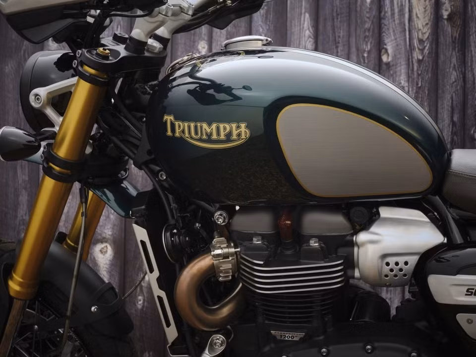 Mẫu xe Triumph Scrambler 1200 Steve McQueen. Ảnh: Bikes Republic