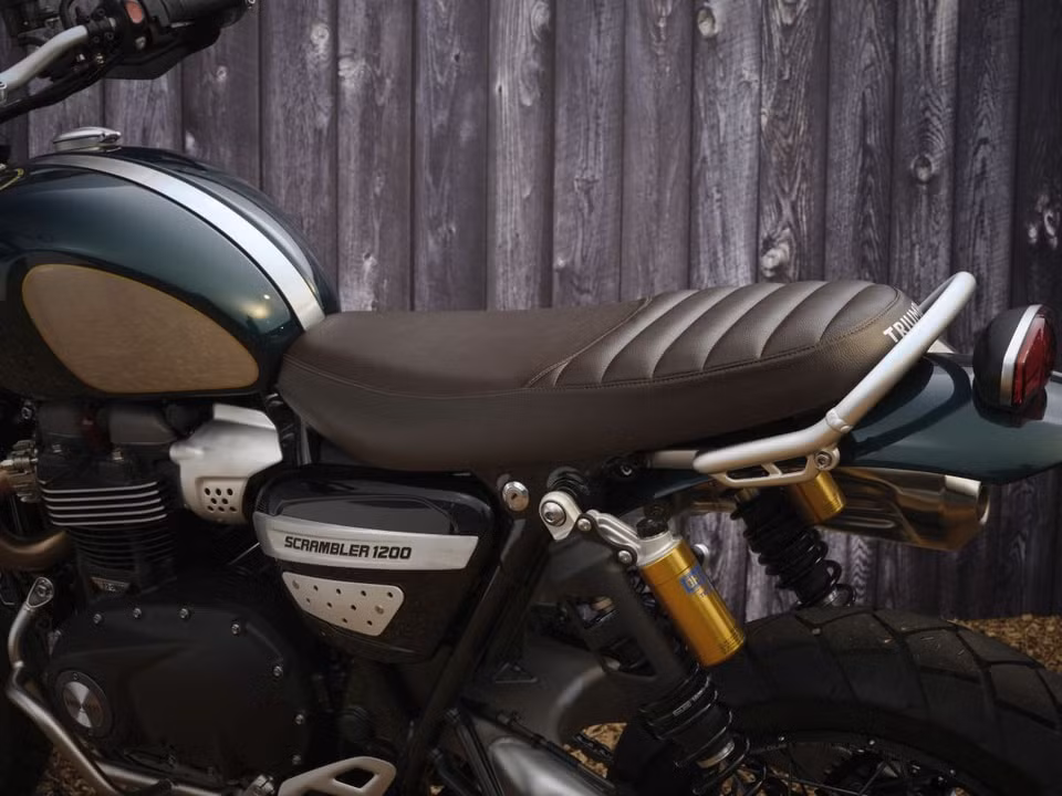 Mẫu xe Triumph Scrambler 1200 Steve McQueen. Ảnh: Bikes Republic
