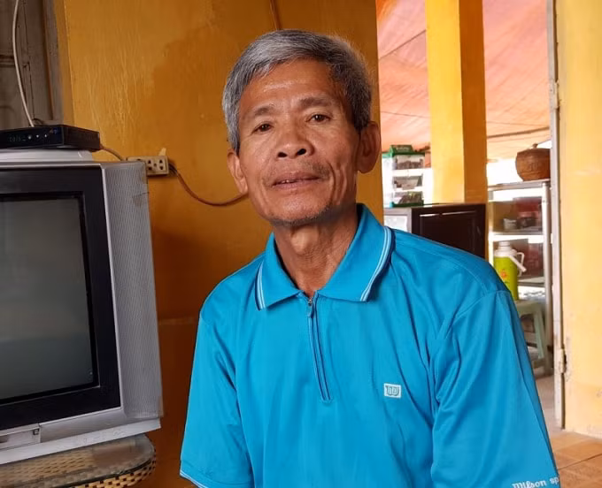 ông Nguyễn Văn Ba - cử tri thôn Nho Lâm (xã Mai Động, huyện Kim Động, tỉnh Hưng Yên). Ảnh: Quốc Trần