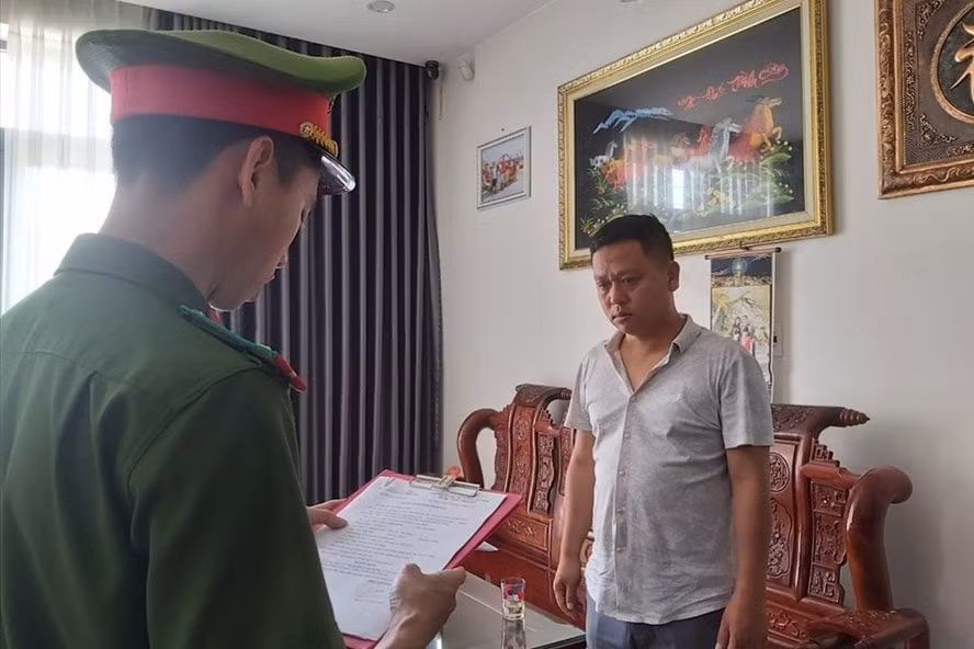Nguyễn Lâm Xinh từng có tiền án lừa đảo, hiện là giám đốc một công ty tại Đà Nẵng. Ảnh: laodong.vn