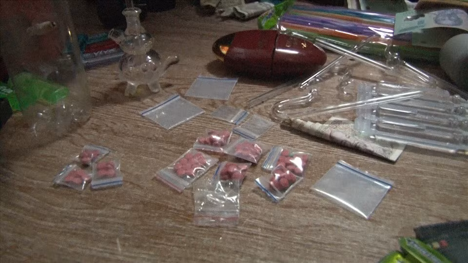 Tang vật vụ án. Ảnh: CA