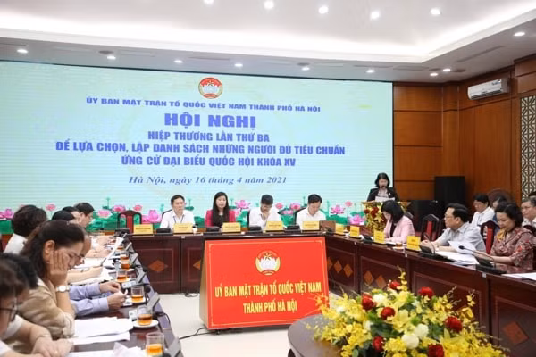 Ủy ban MTTQ TP Hà Nội tổ chức Hội nghị hiệp thương lần 3