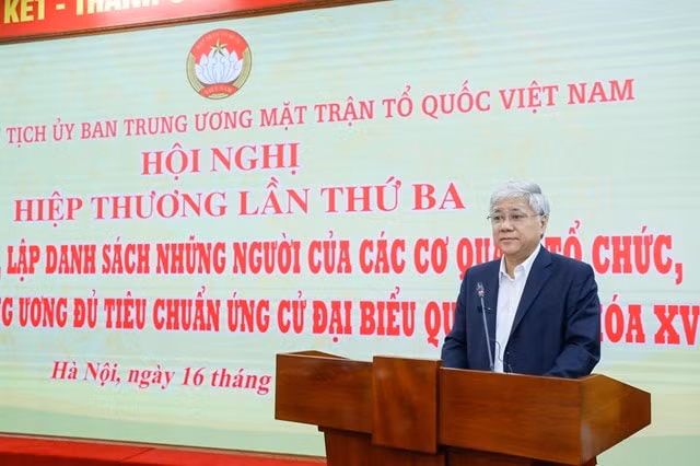 Chủ tịch Ủy ban Trung ương MTTQ Việt Nam Đỗ Văn Chiến.