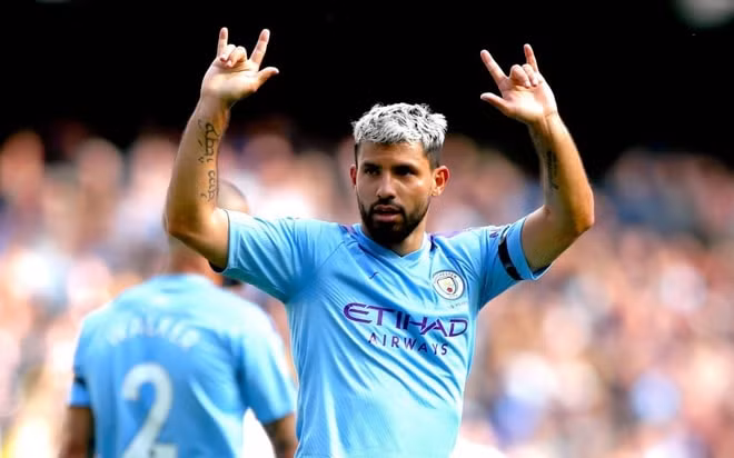 Aguero đã là một biểu tượng của Premier League. Ảnh: Getty
