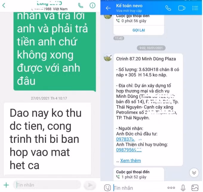 Ông Long và Công ty NEVO Miền Bắc không phản hồi và ông Cường cũng đã đến Công ty rất nhiều lần nhưng không gặp.