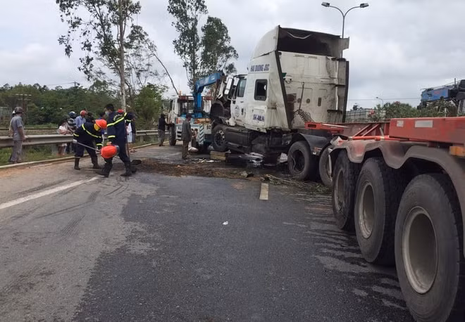 Hiện trường vụ tai nạn. Ảnh: Zingnews.vn