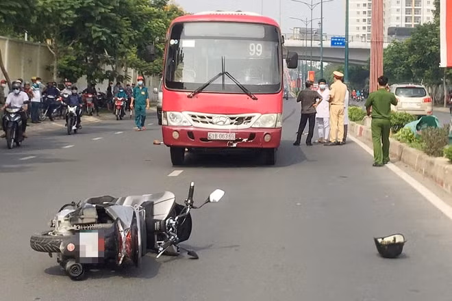 Hiện trường vụ tai nạn. Ảnh: Zingnews.vn