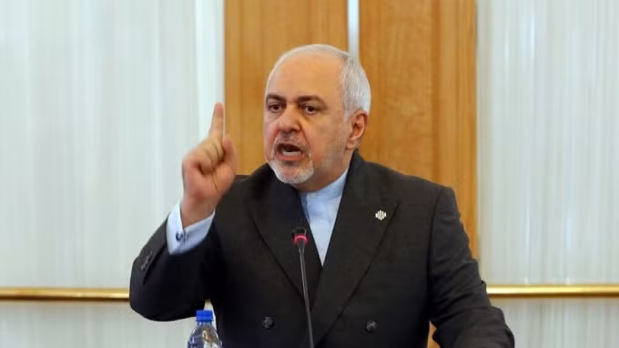 Ngoại trưởng Iran Mohammad Javad Zarif đổ lỗi cho Israel gây ra sự cố mất điện tại cơ sở hạt nhân Natanz hôm Chủ nhật (12/4) - Ảnh: EPA