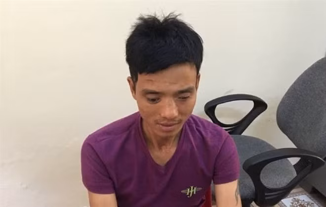 Nguyễn Đình Nhu tại cơ quan công an. Ảnh: vtc.vn