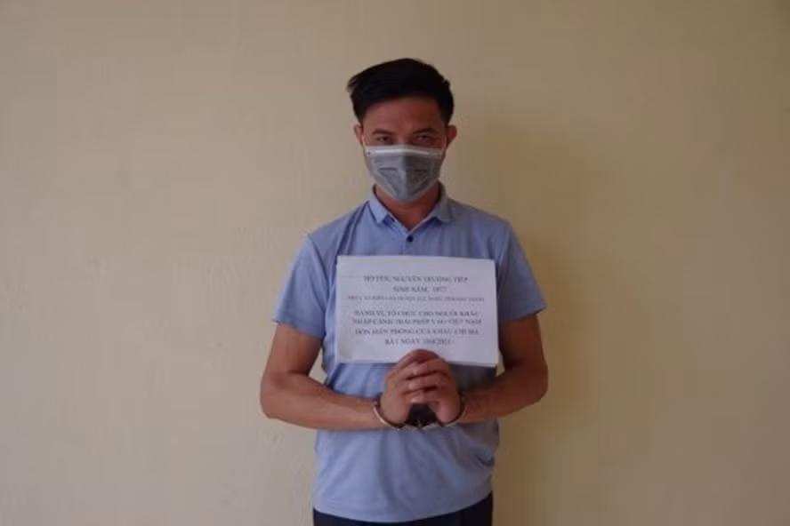 Đối tượng Tiếp đã bị Bộ đội Biên Phòng tỉnh Lạng Sơn bắt giữ. Ảnh: laodong.vn