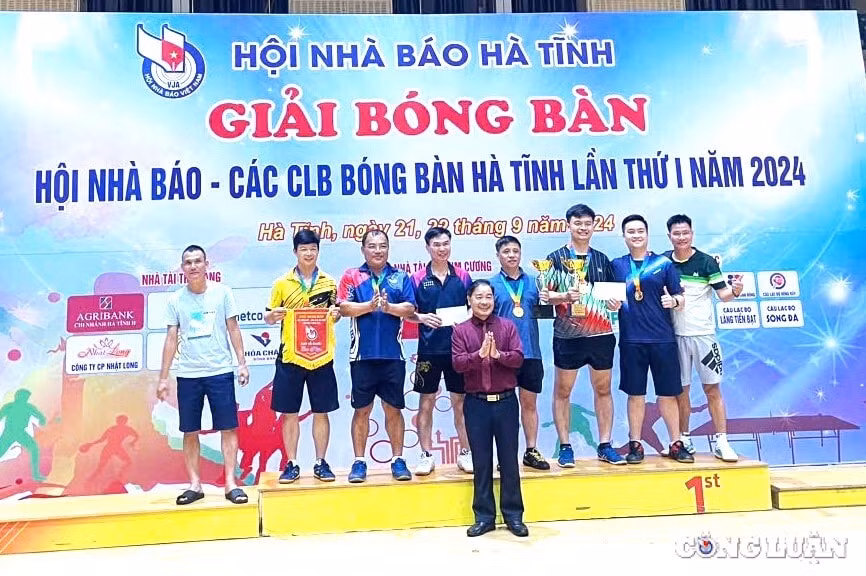 giai bong ban hoi nha bao cac clb ha tinh lan i nam 2024 thanh cong tot dep hinh 2