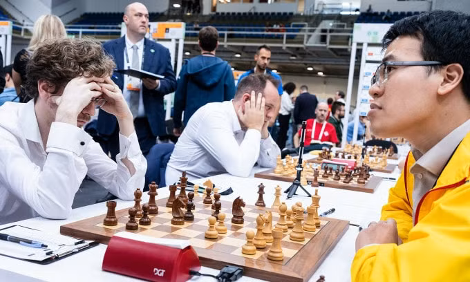 le quang liem va thao nguyen that bai tuyen co vua viet nam lo buoc tai olympiad 2024 hinh 1