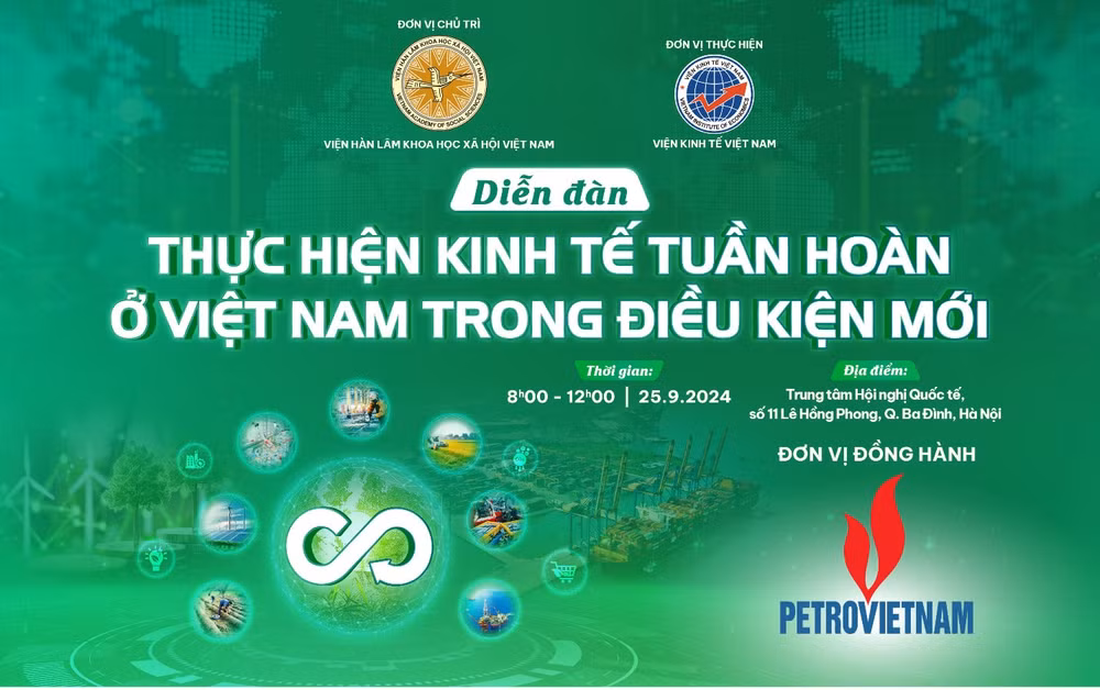 dien dan thuong nien cua vien kinh te viet nam se co chu de ve kinh te tuan hoan trong dieu kien moi hinh 1