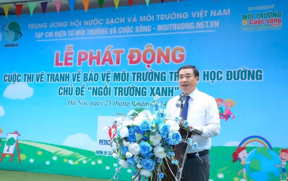 phat dong cuoc thi ve tranh ve bao ve moi truong trong hoc duong voi chu de ngoi truong xanh hinh 2