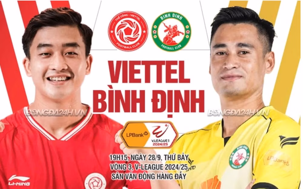 nhan dinh the cong viettel vs binh dinh 19h15 ngay 28 9 tai vleague 2024 25 hinh 1