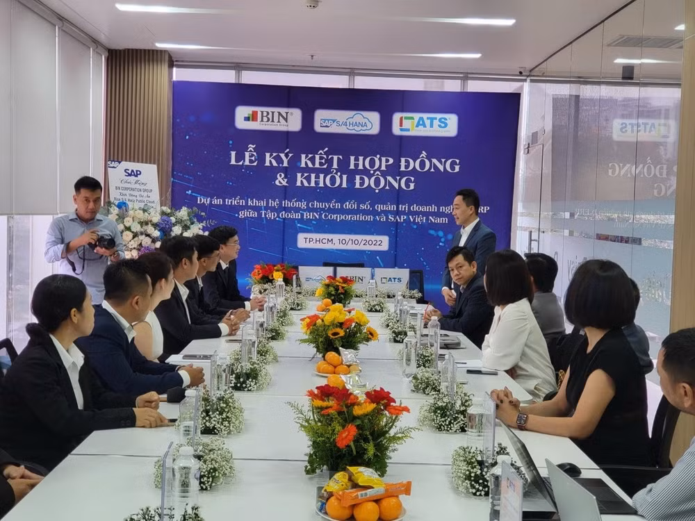 trien khai du an giai phap sap s 4 hana cloud giua bin corporation sap va ats viet nam hinh 2