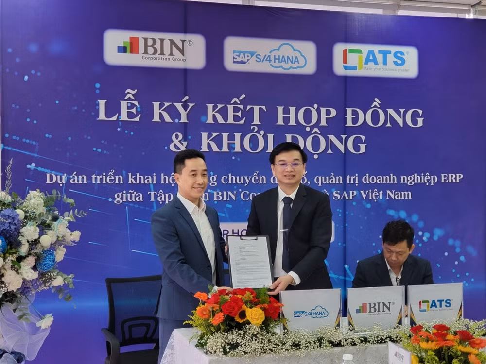 trien khai du an giai phap sap s 4 hana cloud giua bin corporation sap va ats viet nam hinh 1