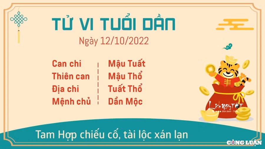 tu vi hom nay 12 10 2022 thu 4 ngay 17 9 am lich cua 12 con giap hinh 3