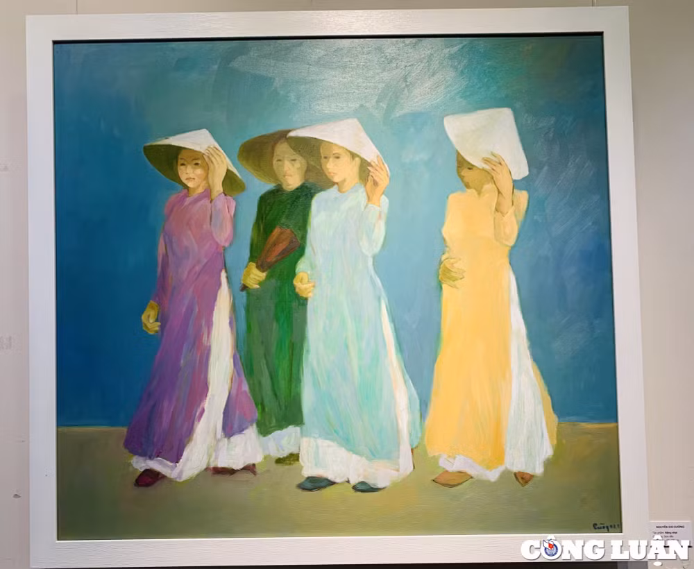 56 tac pham tranh son dau va acrylic duoc trung bay tai trien lam tranh ngau nhien hinh 4