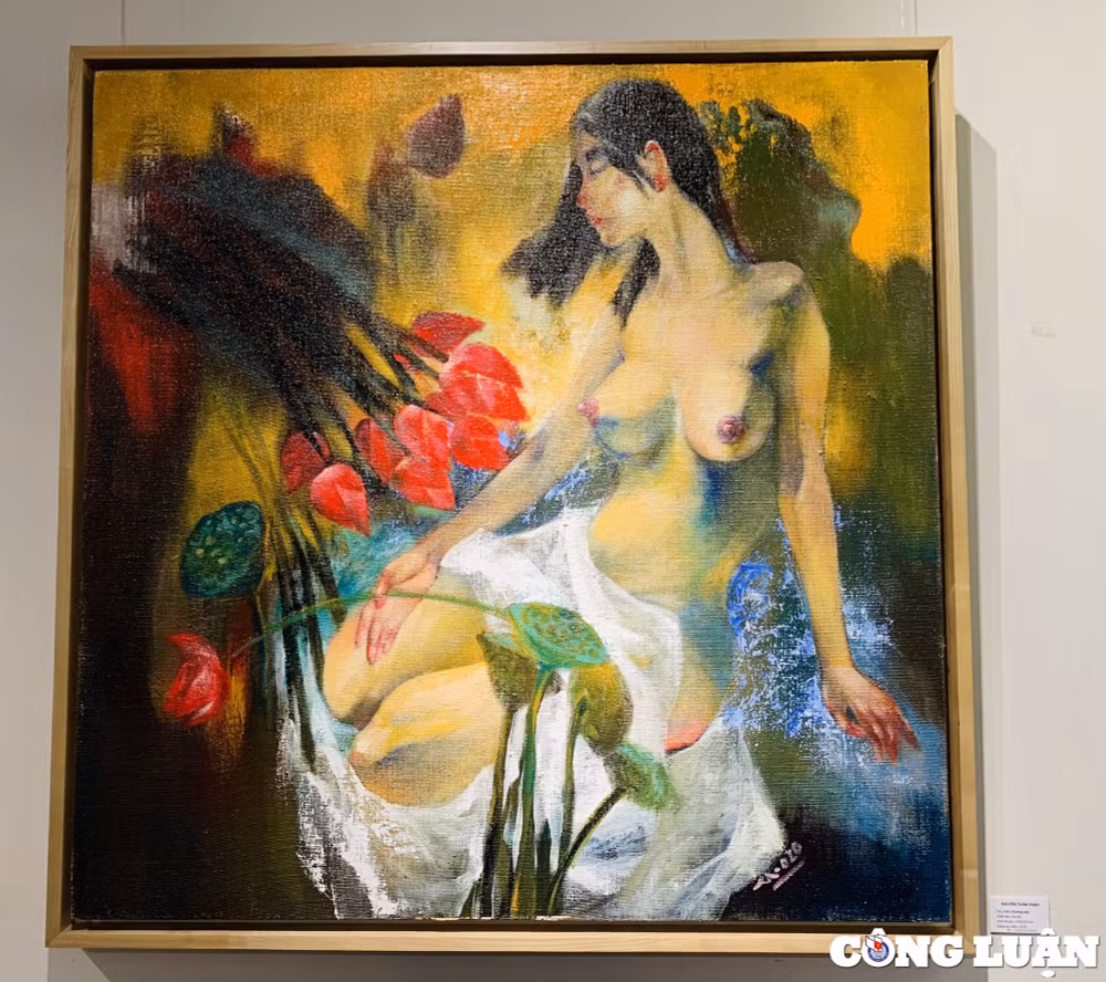 56 tac pham tranh son dau va acrylic duoc trung bay tai trien lam tranh ngau nhien hinh 5