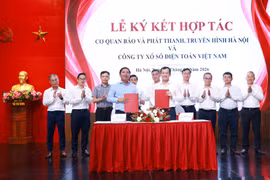 Cơ quan Báo và Phát thanh, Truyền hình Hà Nội ký kết hợp tác truyền thông với Công ty Xổ số điện toán Việt Nam