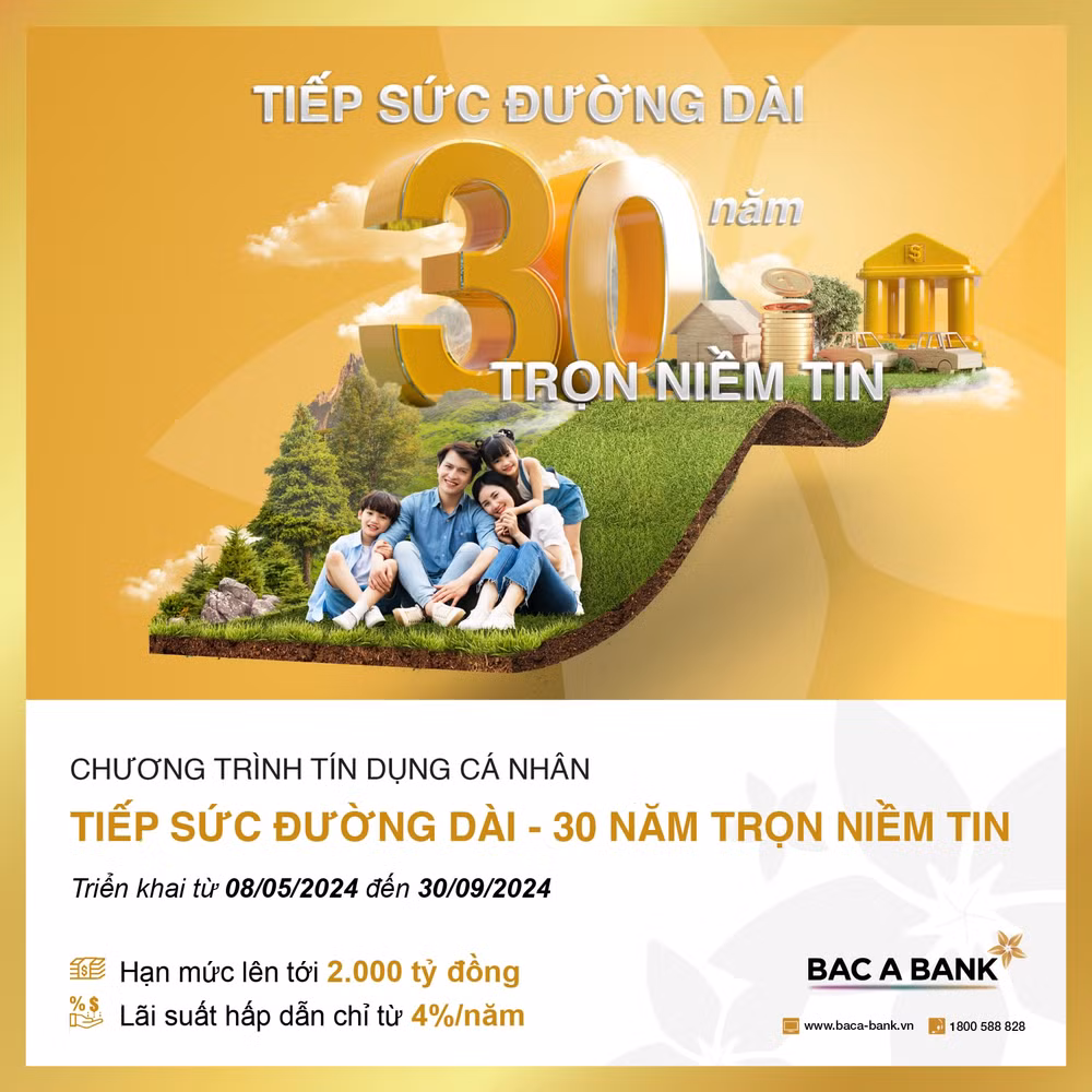 bac a bankgiam sau lai vay cho khach hang ca nhan mung ky niem 30 nam thanh lap hinh 1