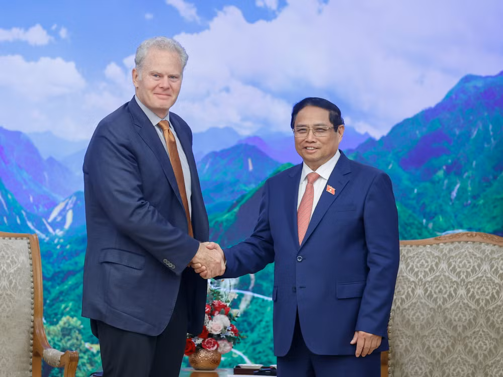 thu tuong pham minh chinh de nghi fedex express ho tro viet nam trong xay dung san bay long thanh hinh 1