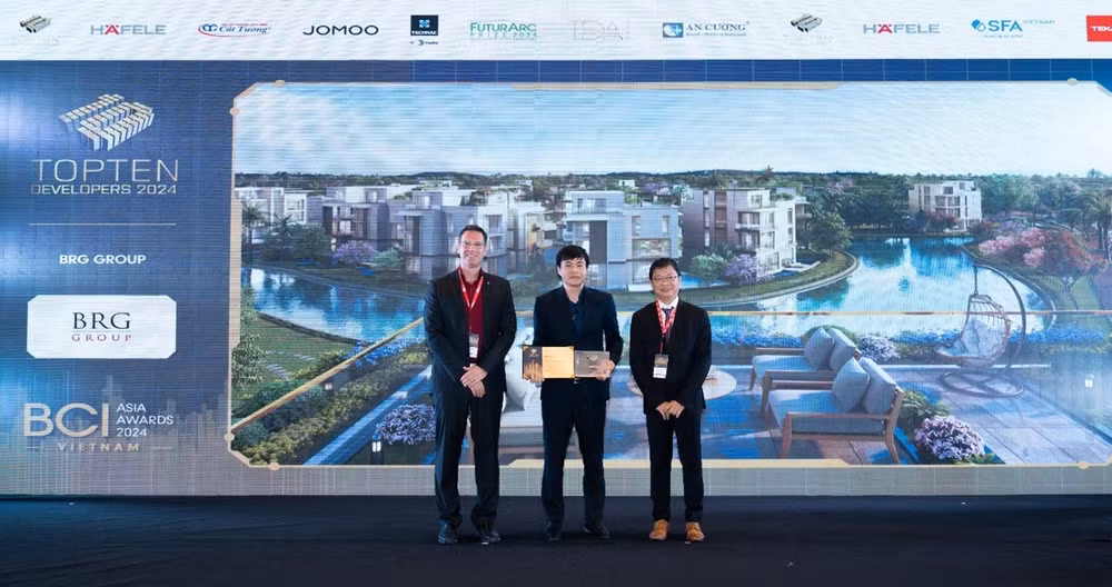 tap doan brg lan thu nam lien tiep duoc ton vinh top 10 cong ty chu dau tu hang dau trong linh vuc phat trien bat dong san hinh 1