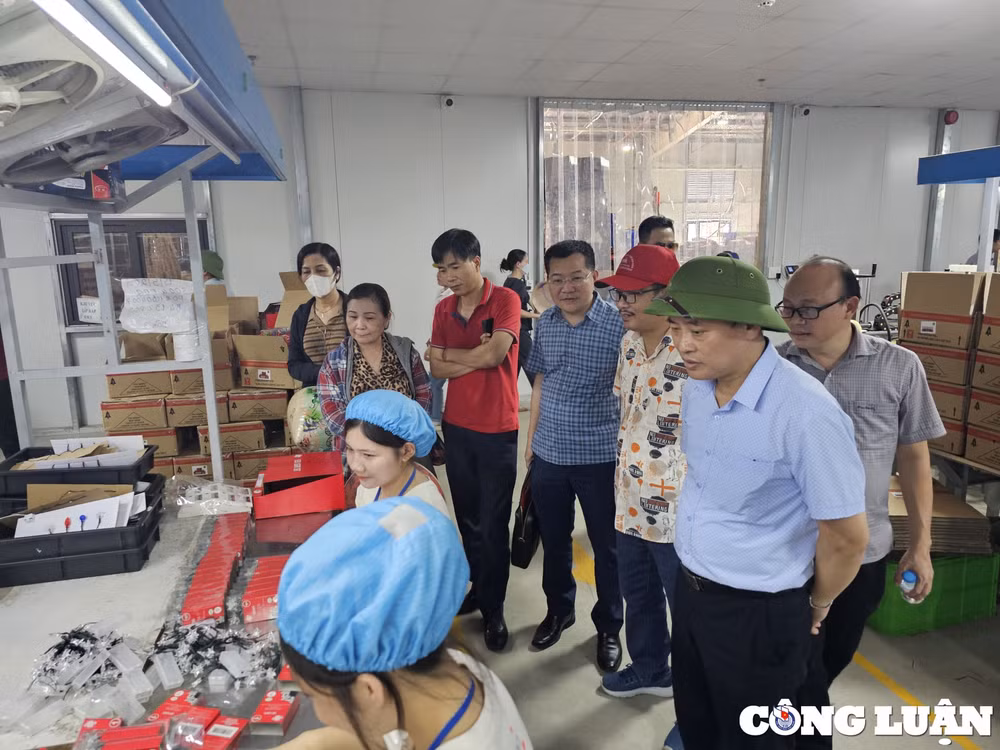 phong vien cac co quan bao chi trung uong thuong tru tai thanh hoa di thuc te tai huyen trieu son hinh 1