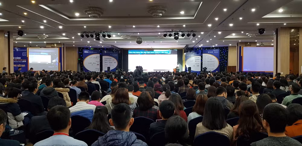 Toàn cảnh Diễn đàn Thương mại điện tử 2019. Ảnh: Hoàng Anh