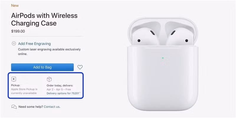 Apple&nbsp;AirPods&nbsp;2 sẽ tới tay người dùng vào tháng 4 tới.