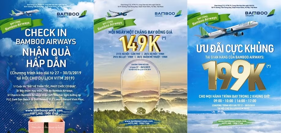 Các chương trình bán vé siêu khuyến mãi của Bamboo Airways