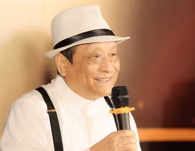 Nhạc sĩ Vĩnh Cát ở tuổi 85. Ảnh: Báo HNM