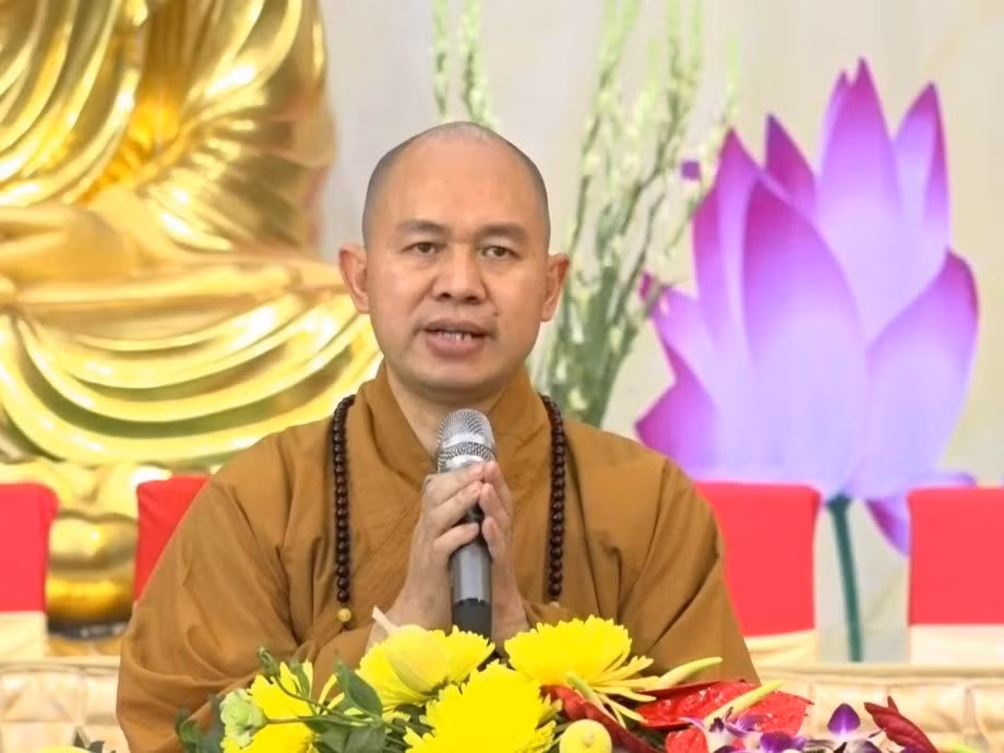 Thượng tọa Thích Đức Thiện, Phó Chủ tịch Hội đồng Trị sự, Giáo hội Phật giáo Việt Nam. Ảnh: V.H